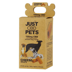 CBD Cheese Wrap Infused Pets Dog Treats 100mg - Supply Natural