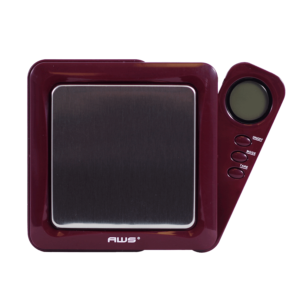 AWS Blade-650 Digital Pocket Scale Burgundy - Supply Natural