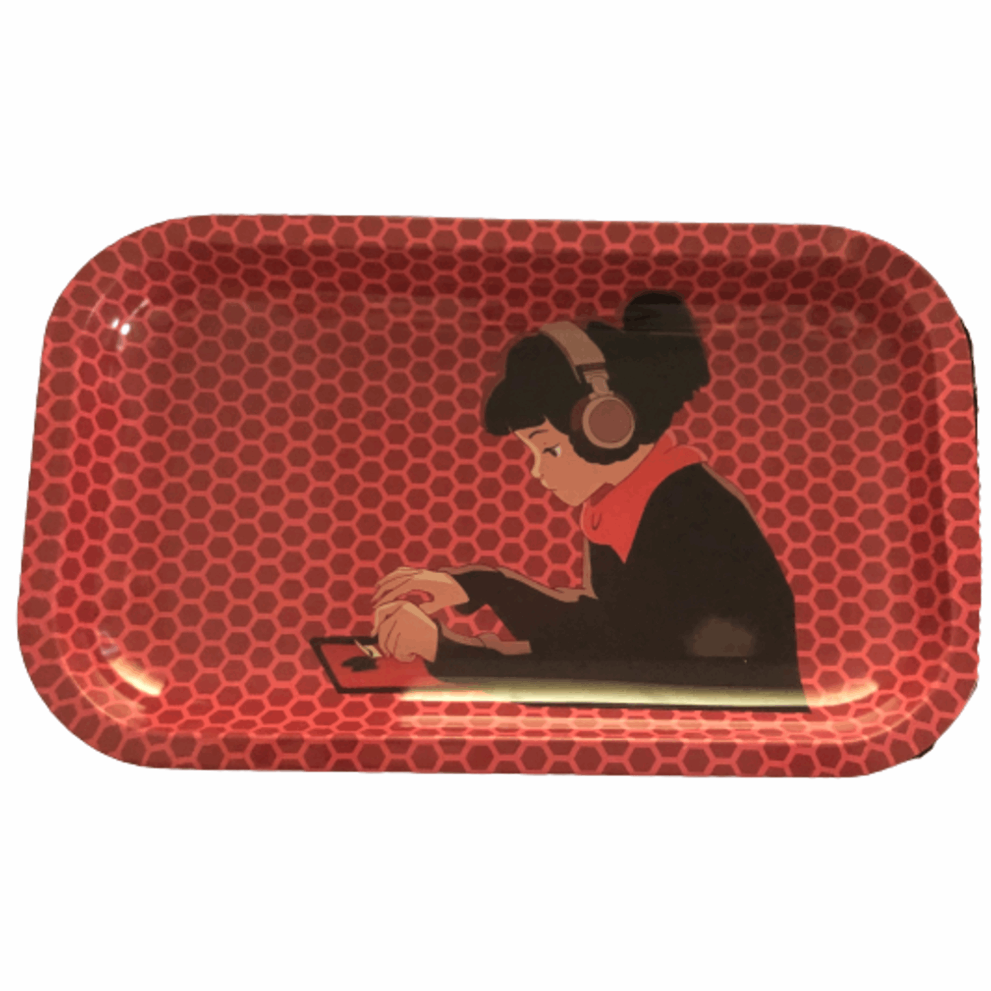 LOFI Girl Medium Rolling Tray - Supply Natural