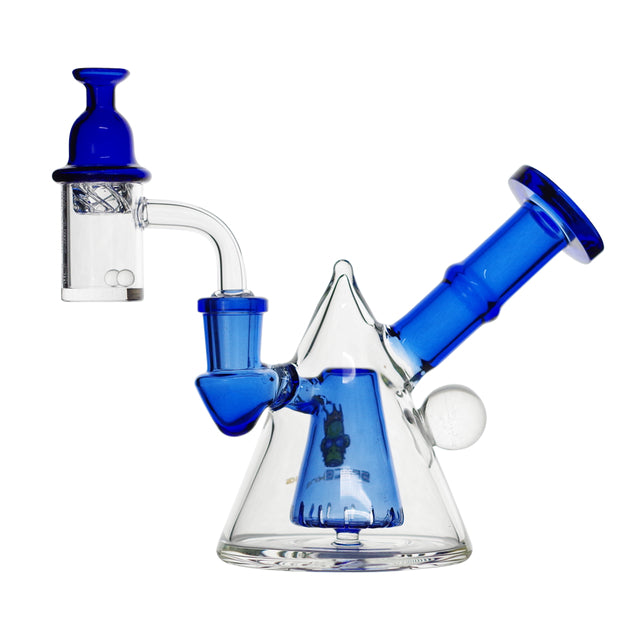 Space Pyramid Water Pipe Glass Bong Back