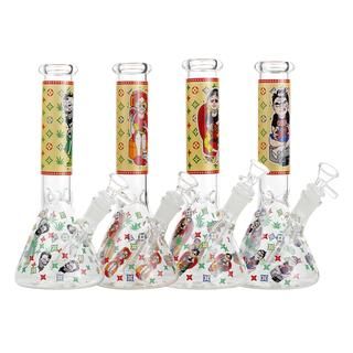 10" Glass Water Pipe Bong With Bowl & Down Stem Bong - Supply Natural