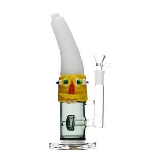 9.5" Glass Water Pipe Banana Man Design - Supply Natural