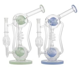 11" Glass Water Pipe Recycler StyleBong - Supply Natural