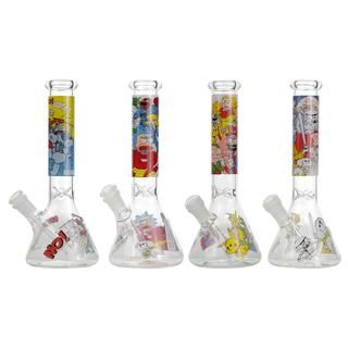 10" Glass R&M Water Pipe Bong - Supply Natural