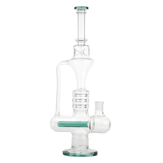 17" Glass Water Pipe With Inline Perc Assorted ColorsBong - Supply Natural