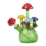 5.9" Glass Water Pipe Mushroom Design Bong - Supply Natural