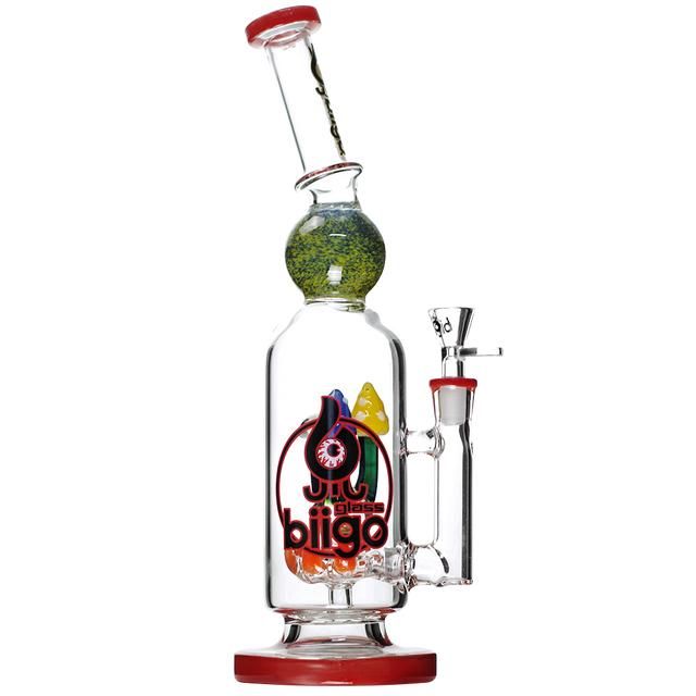 14" Biigo Glass Water Pipe Mushroom Perc - Supply Natural