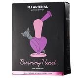 MJ Arsenal Limited Edition Burning Heart Mini Water Pipe Valentines Day Collection - Supply Natural