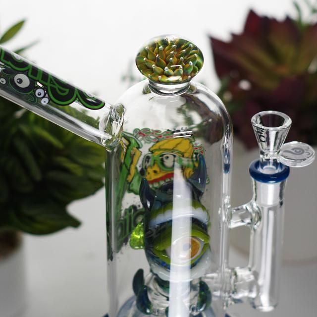 10" Biigo Glass Water Pipe Monster Perc Design - Supply Natural
