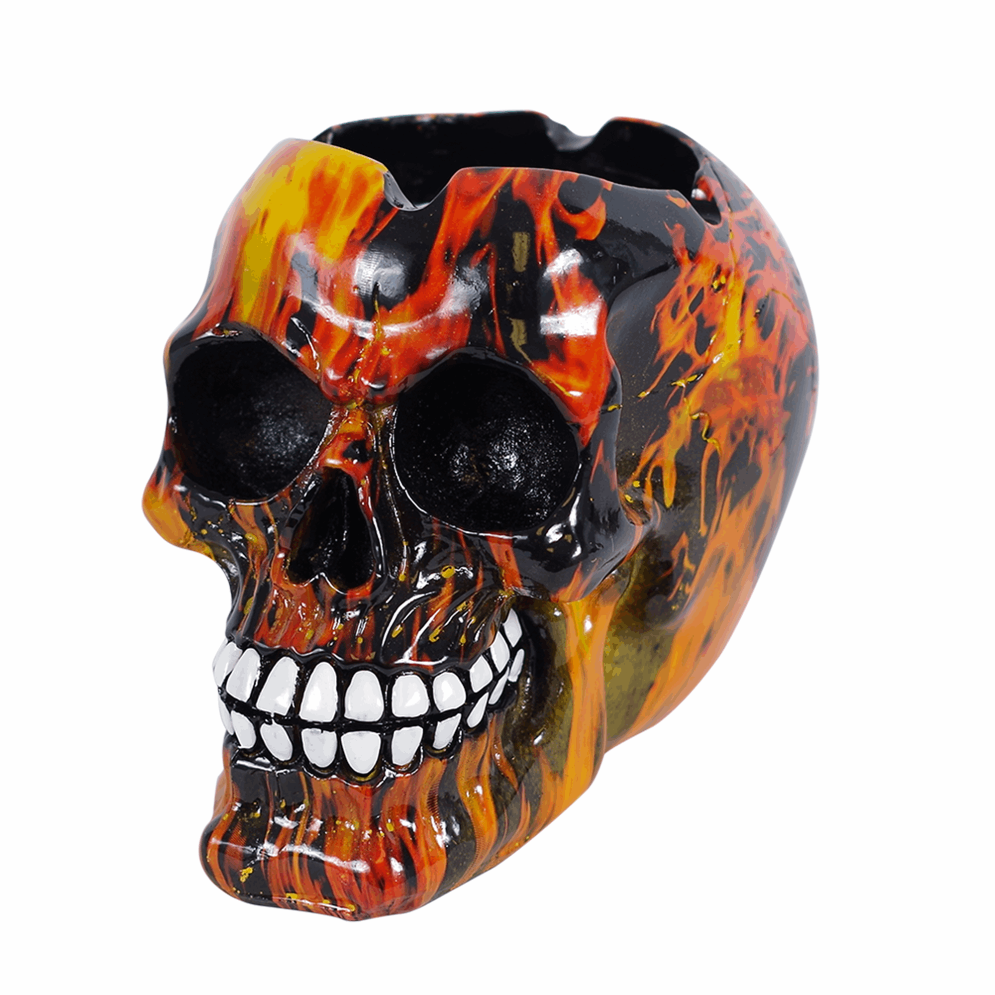 Flame Skull Ash Tray - Supply Natural