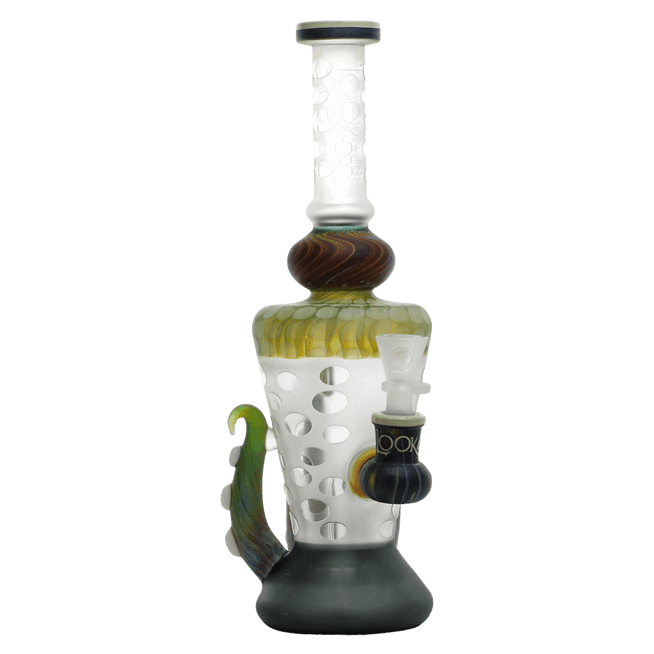 Tentacle Glass Bubbler Water Pipe