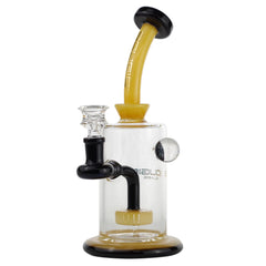 Bougie Glass 10" Water Pipe With Perc & Side Marble Bong - Supply Natural