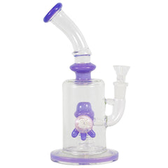 8" Water Pipe With Inside Perc & Exterior  Bong - Supply Natural