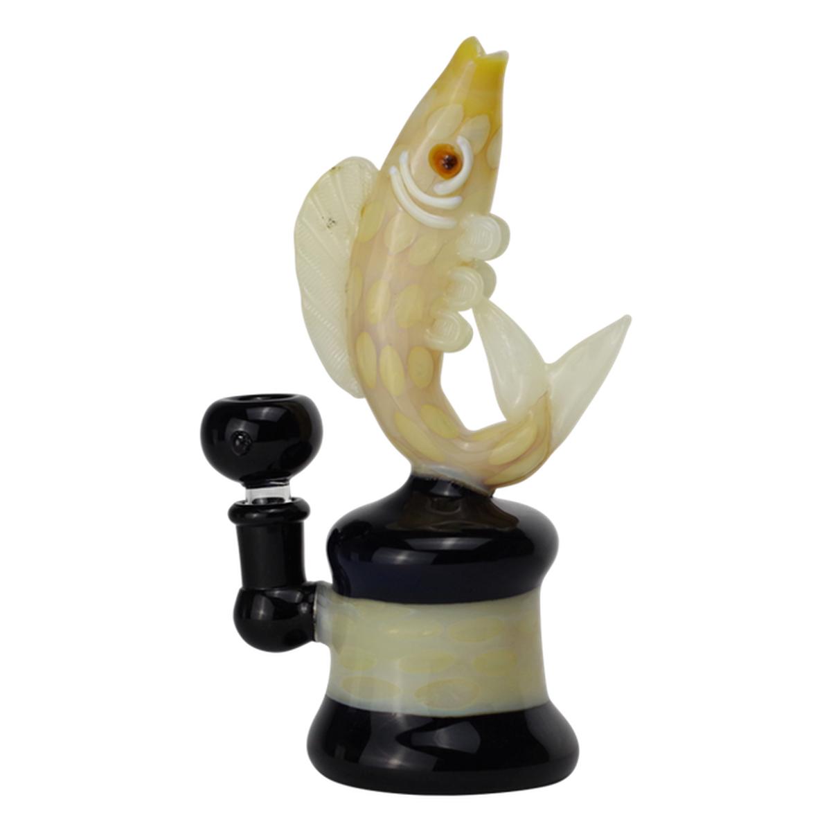 7” Glass Water Pipe Fish Design Bong - Supply Natural