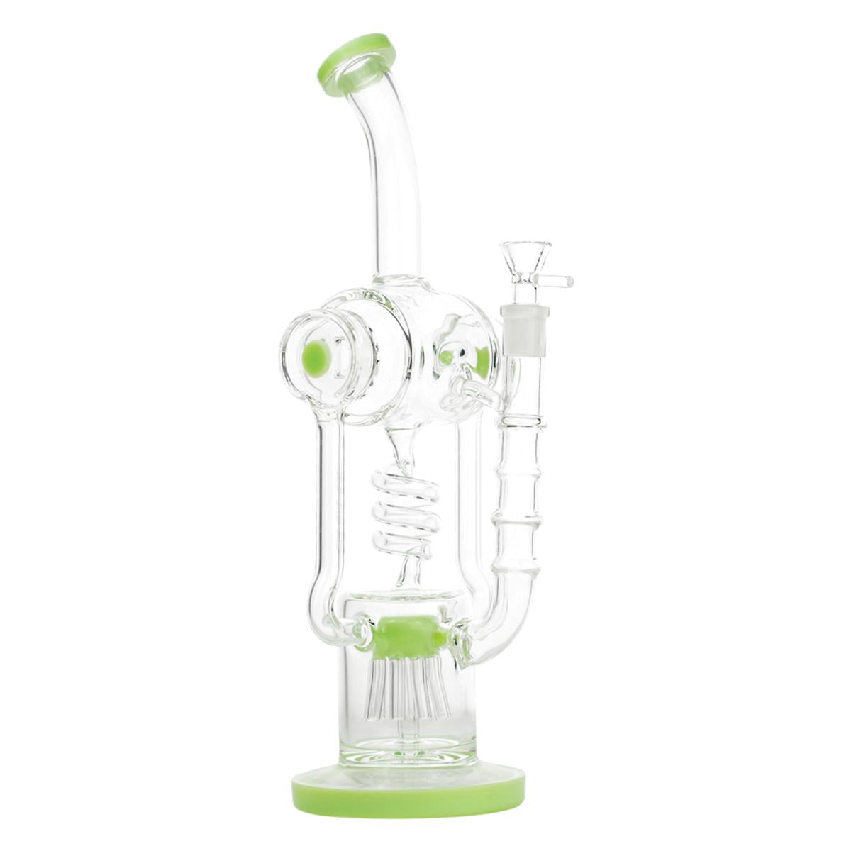 14.2" Glass Water Pipe Recycler Design Bong - Supply Natural