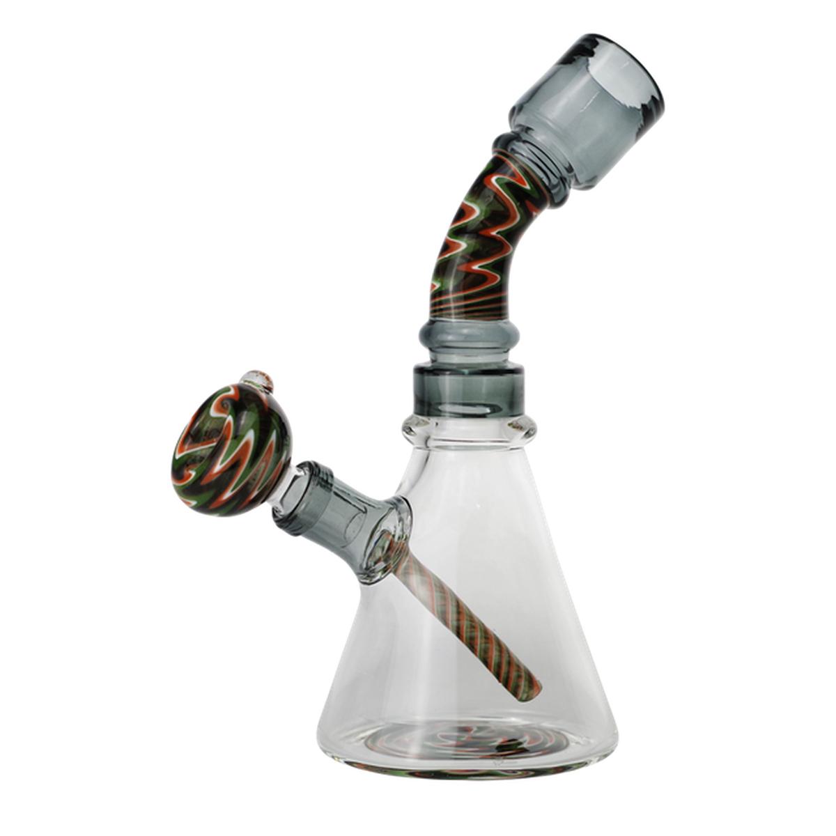 7" Glass Water Pipe Colorful Pattern  Bong - Supply Natural