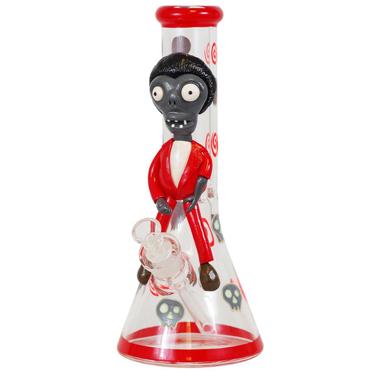 14" 3D Water Pipe Red Jacket Monster  Bong - Supply Natural