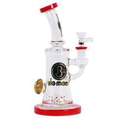 Big Mom Glass Red Water Pipe With Side Flower Bong - Supply Natural