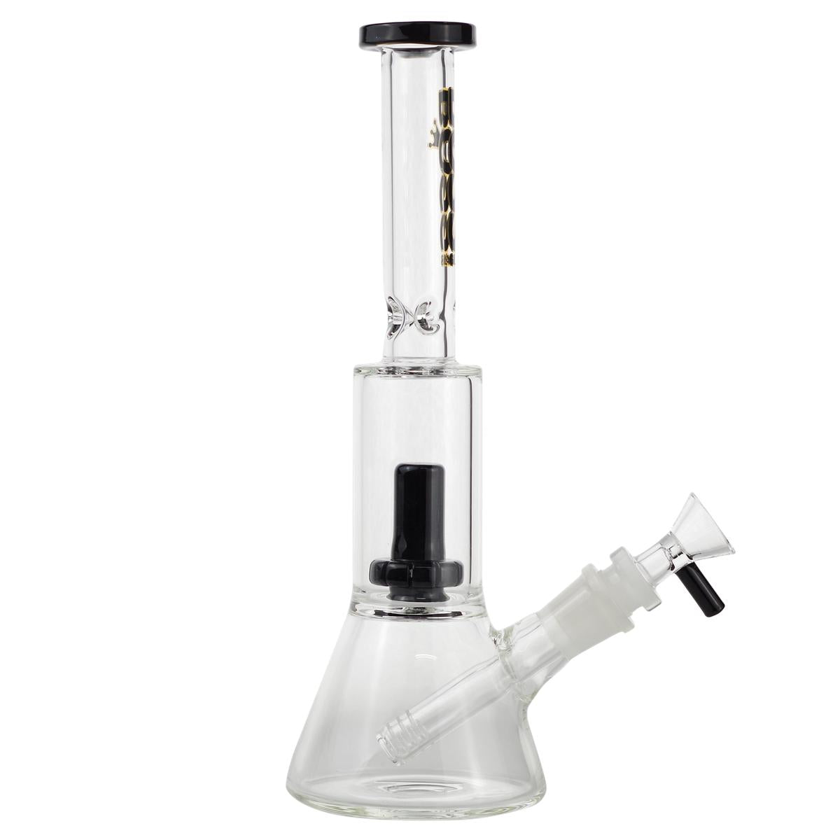 Boss Glass 10" Glass Water Pipe With Shower Head Perc Bong - Supply Natural