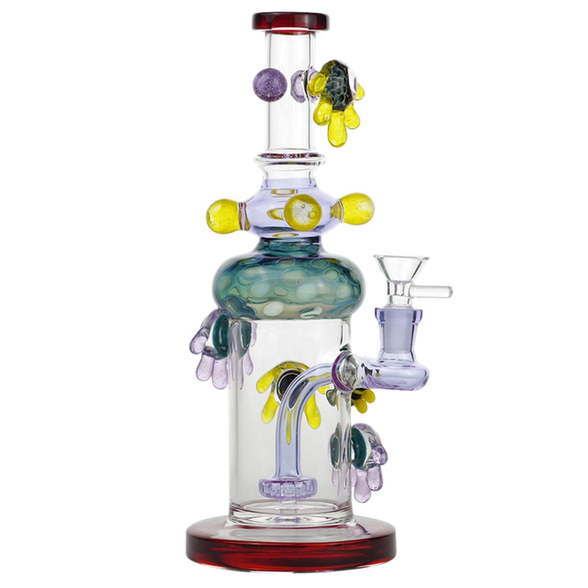 9.6" Glass Water Pipe Honey Bee Design Bong - Supply Natural