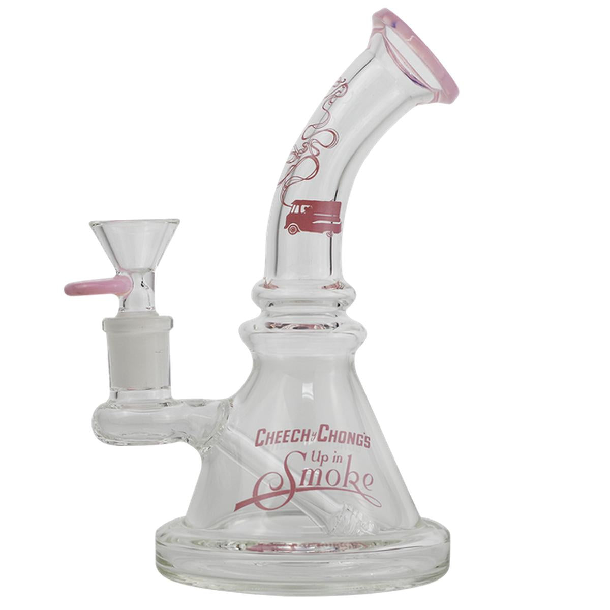 7.25" Famous Brandz Water Pipe Cheech and Chong Strawberry  Bong - Supply Natural