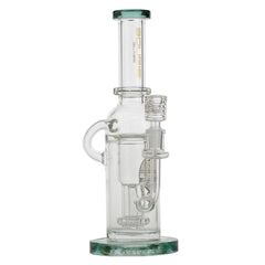 Bougie Glass 11" Water Pipe Recycler Style With Perc Bong - Supply Natural