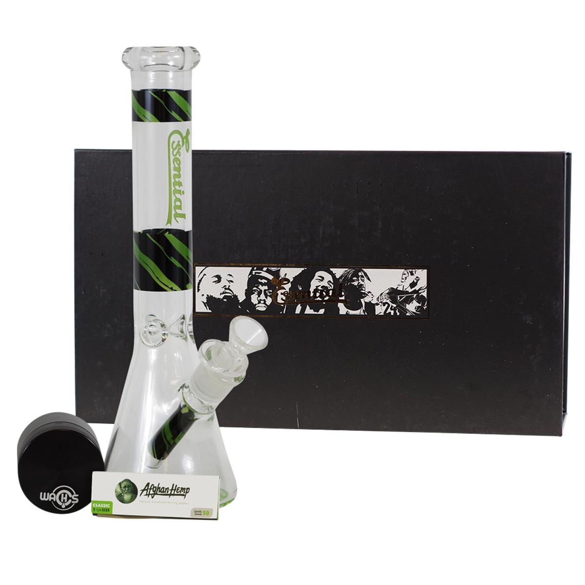 Essential Kit With Water Pipe & Grinder Bong - Supply Natural