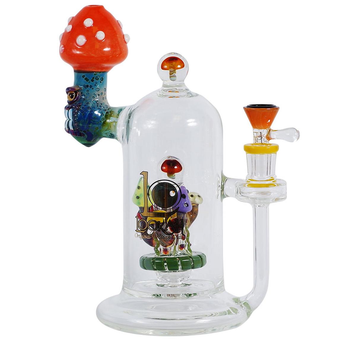 Lookah 10.5" Mushroom Monster Water Pipe With Mushrooms Inside Bong - Supply Natural