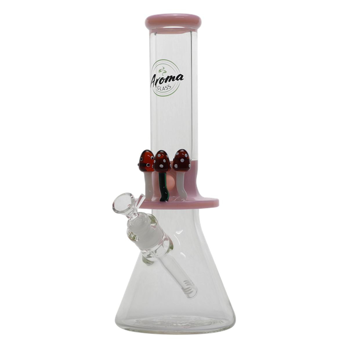 Aroma Glass 14" Water Pipe With Mushroom  Bong - Supply Natural