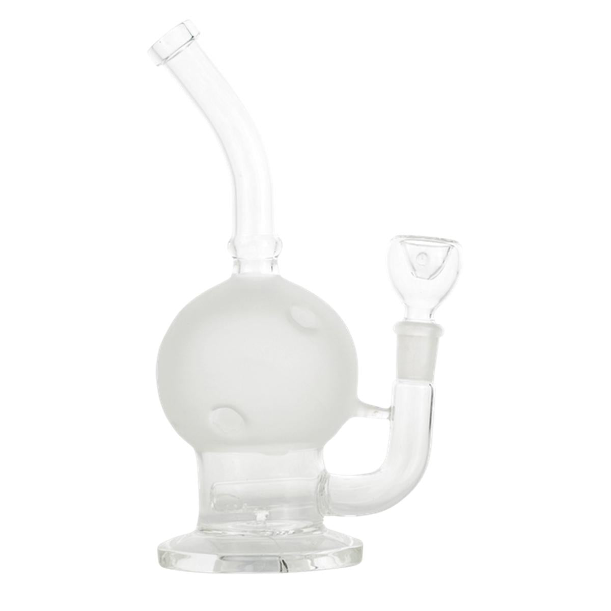 9" Glass Water Pipe Moon Design  Bong - Supply Natural