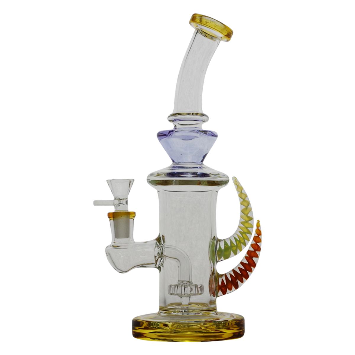 12" Water Pipe With Two Horns Design Bong - Supply Natural