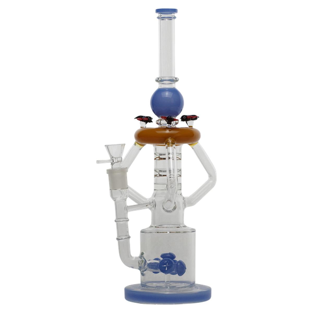 16.5" Glass Water Pipe Bumble Bee  bONG - Supply Natural