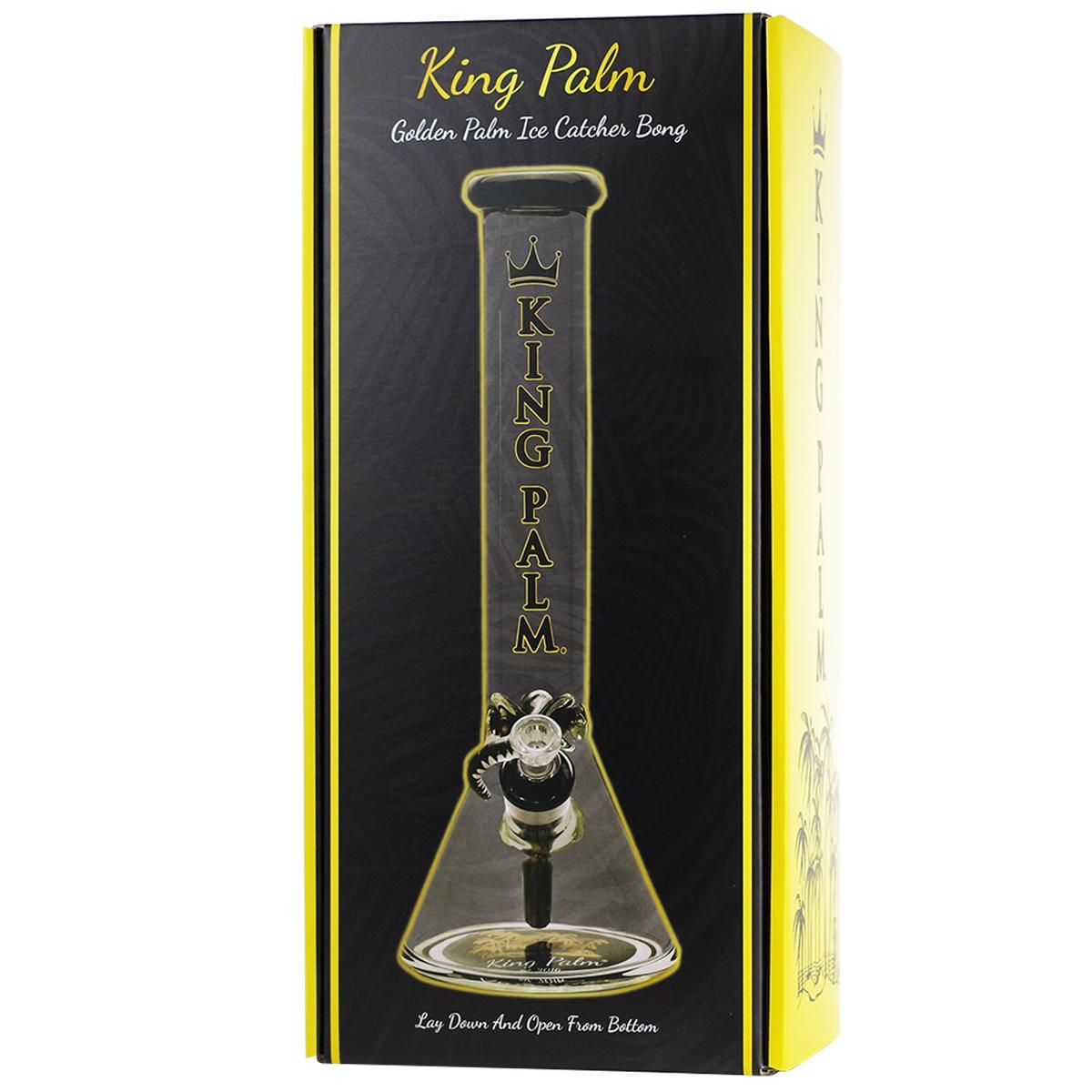 King Palm Limited Edition Golden Ice Catcher Water Pipe Bong - Supply Natural