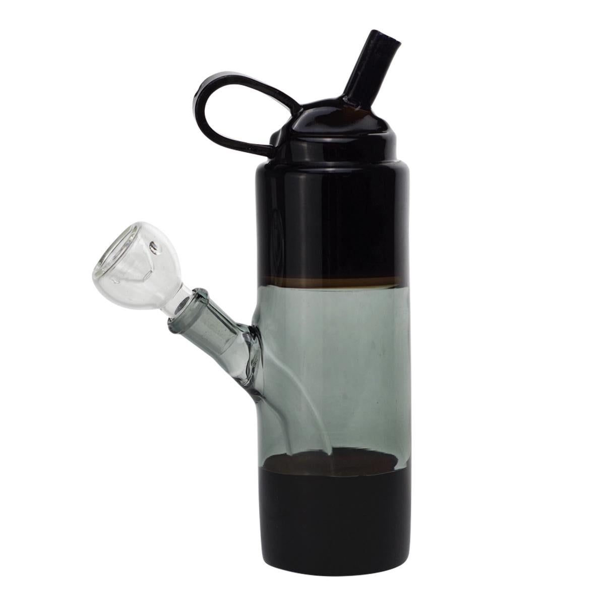 8" Glass Water Pipe Water Bottle Design Bong - Supply Natural