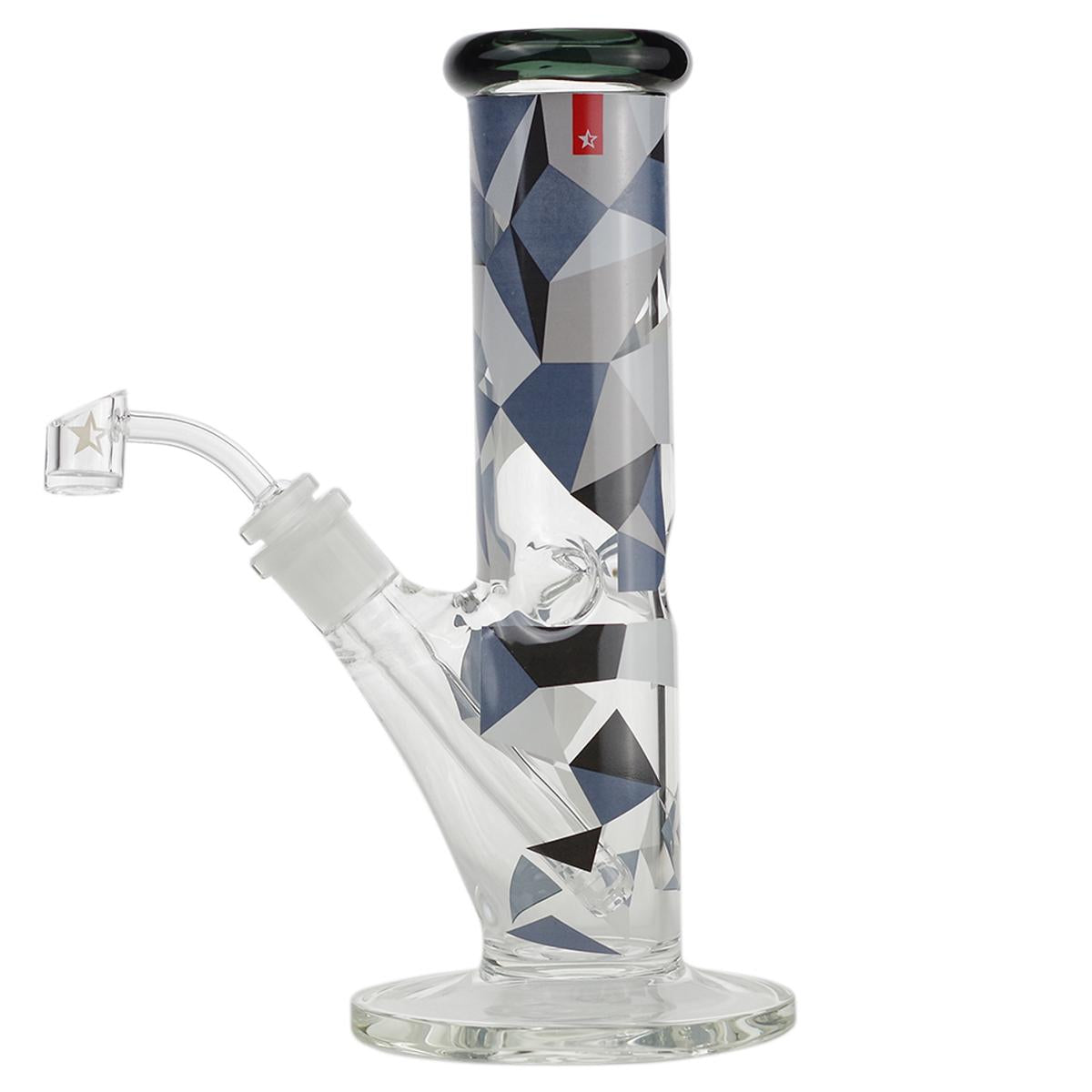 10" Famous Brandz Water Pipe With Banger & Downstem Digital Design Bong - Supply Natural