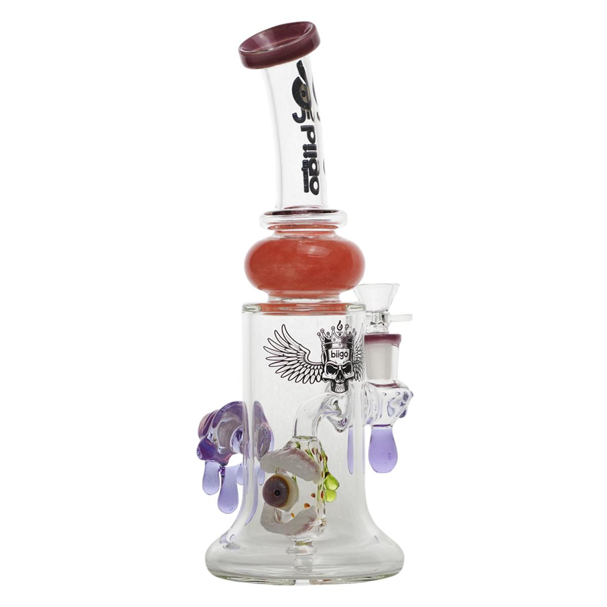 Biigo 13" Glass Water Pipe Eye Monster Design bong - Supply Natural