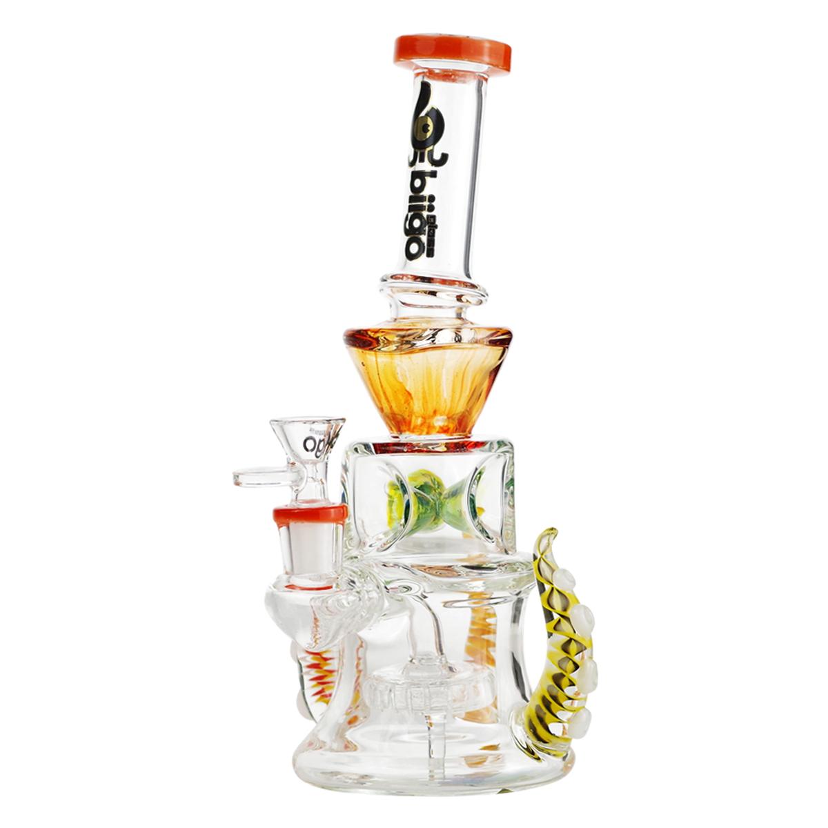 Biigo 11" Glass Water Pipe With Perc and Tentacles Bong - Supply Natural