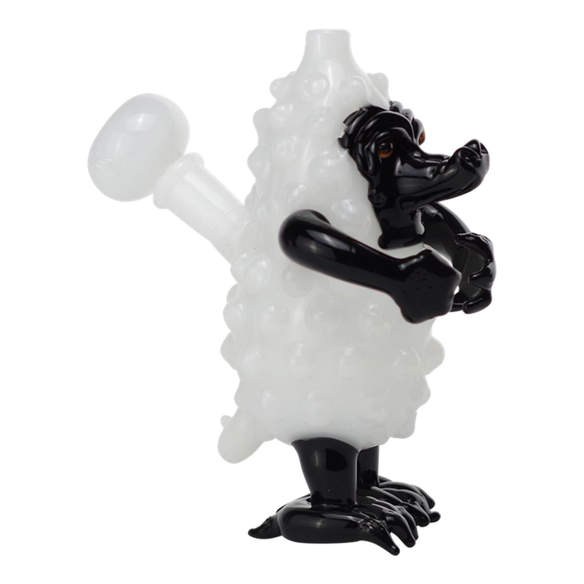 6” Glass Water Pipe Sheep Design Bong - Supply Natural