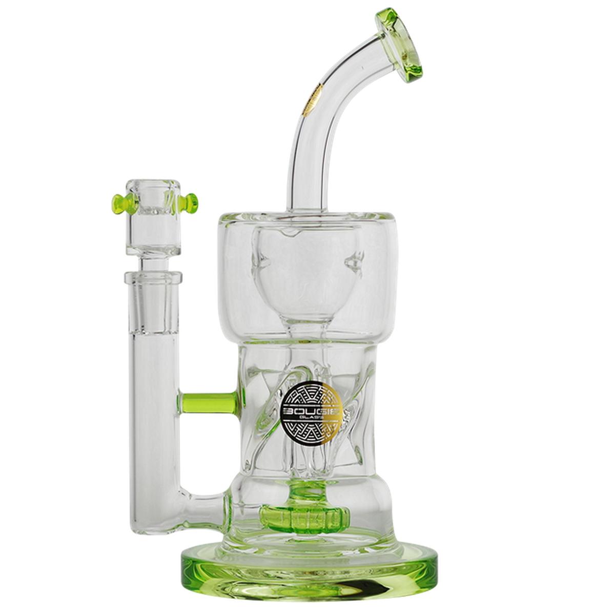Bougie Glass 9" Water Pipe With Twisted Perc Bong - Supply Natural