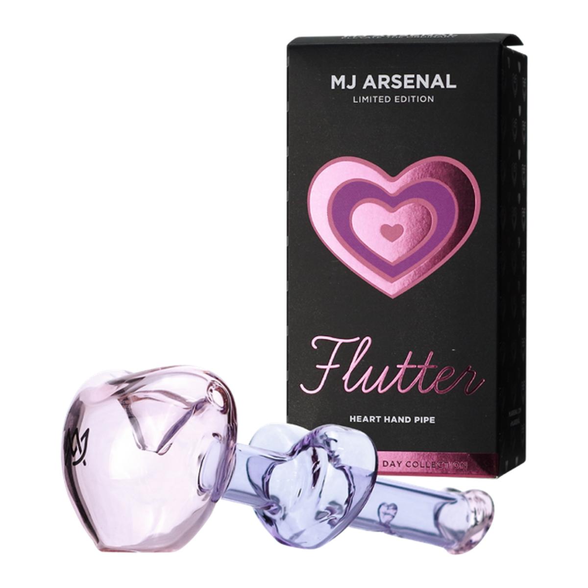 MJ Arsenal Limited Edition Flutter Heart Hand Pipe Valentines Day Collection - Supply Natural