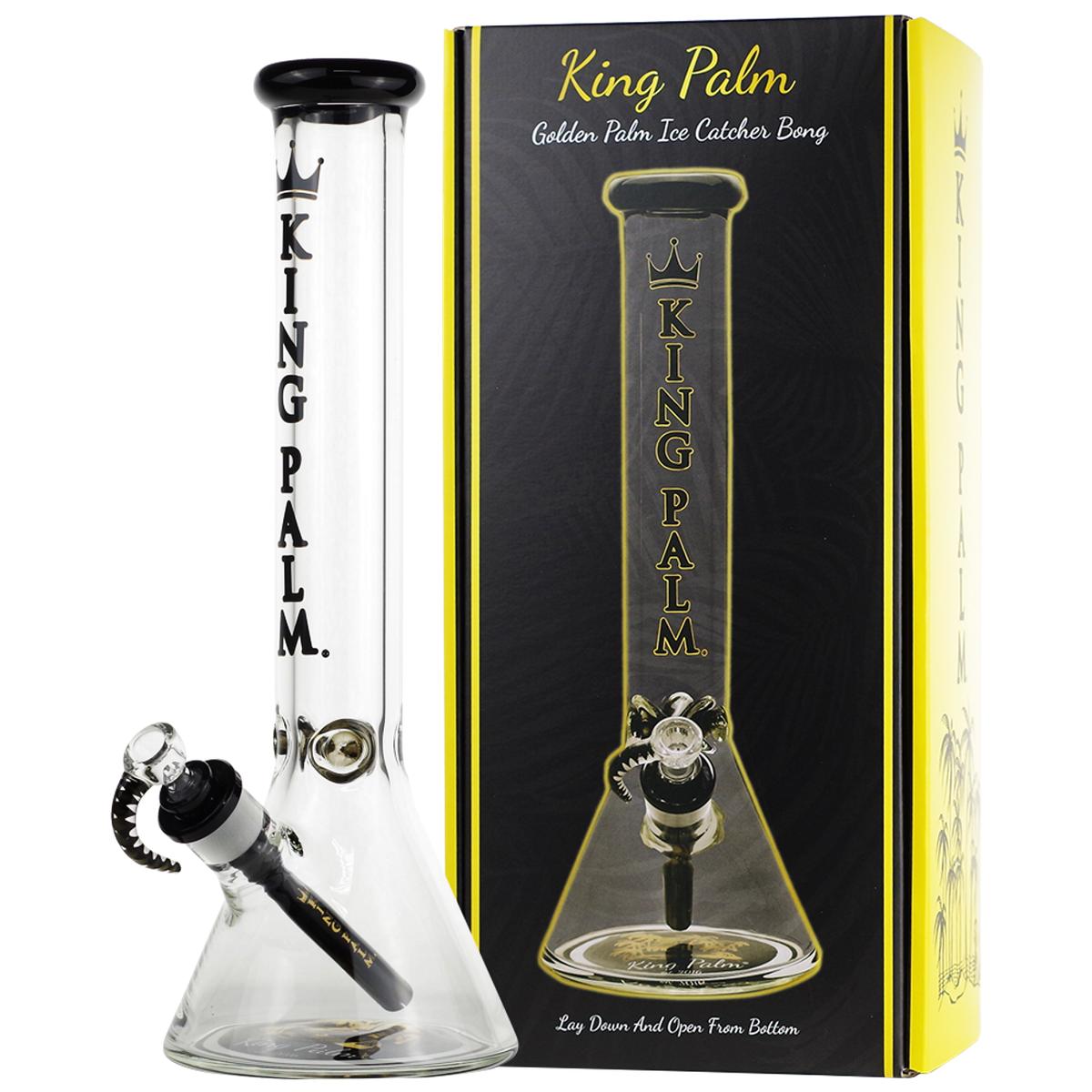 King Palm Limited Edition Golden Ice Catcher Water Pipe Bong - Supply Natural