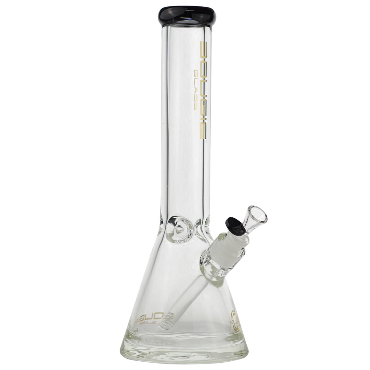 Bougie Glass 14" 9mm Thick Water Pipe Beaker Style With Ice Pinch Bong - Supply Natural