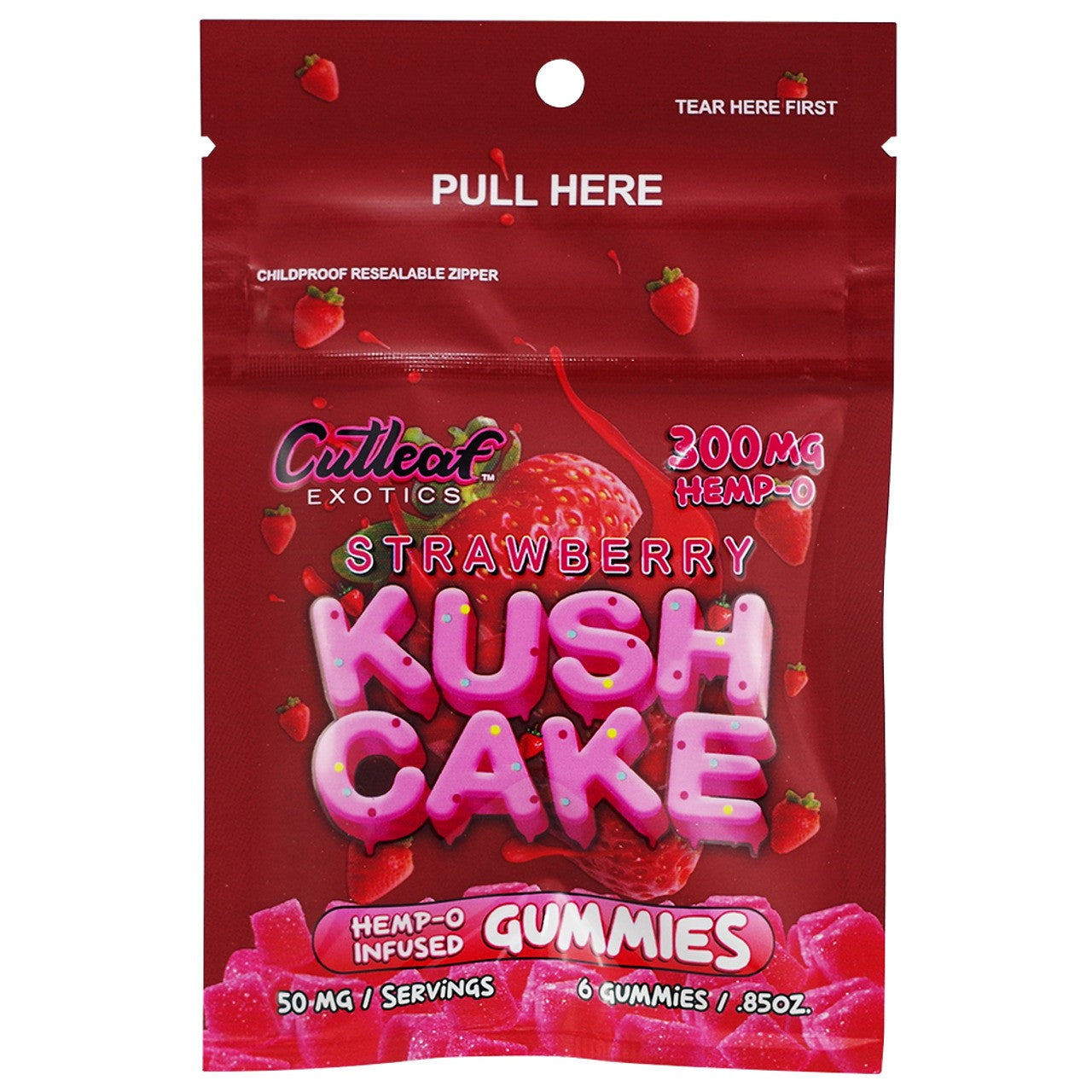 Cutleaf Exotics Hemp-o Infused Gummies 300mg 6pk - Supply Natural