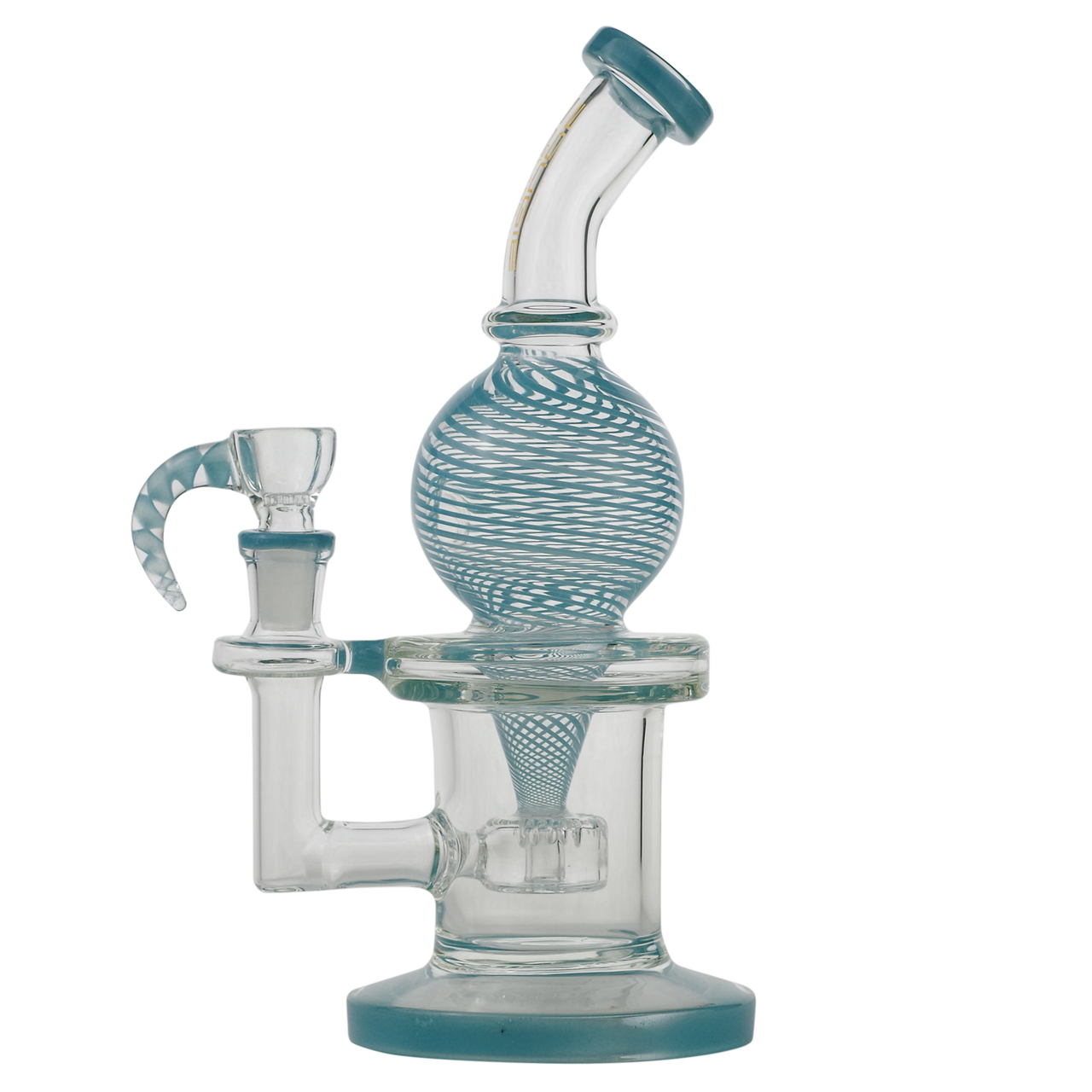 10" Bougie Glass Water Pipe Recycler - Supply Natural