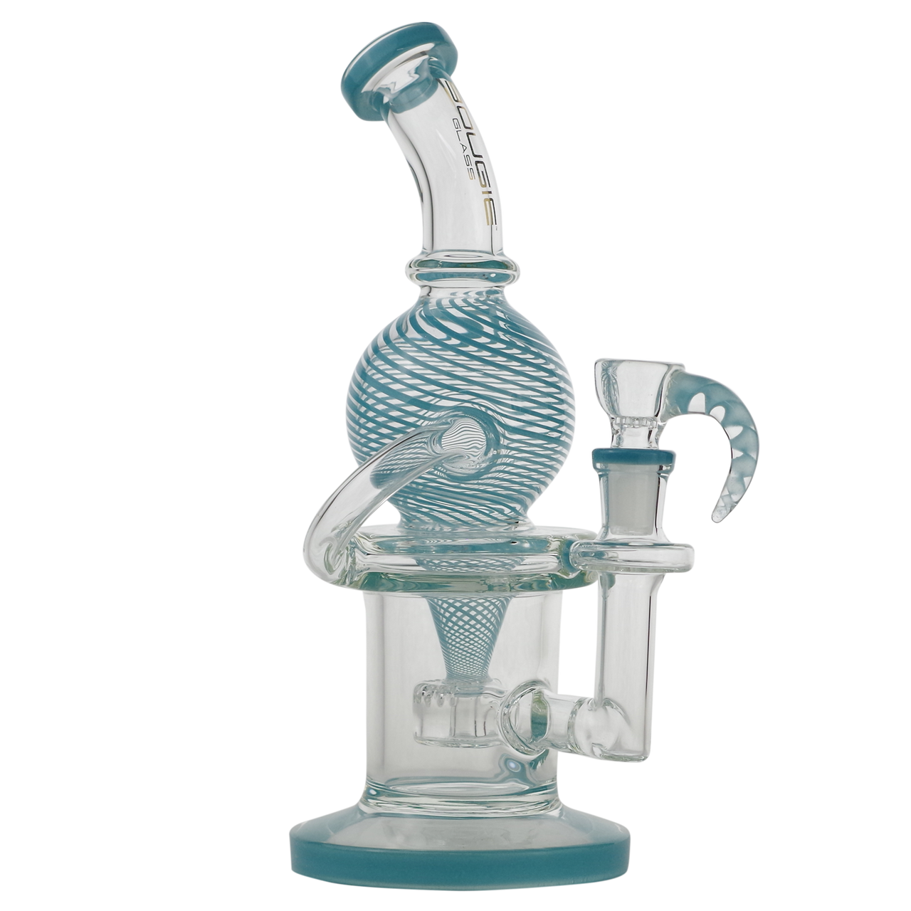 10" Bougie Glass Water Pipe Recycler - Supply Natural