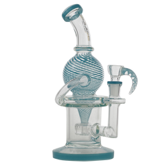 10" Bougie Glass Water Pipe Recycler - Supply Natural