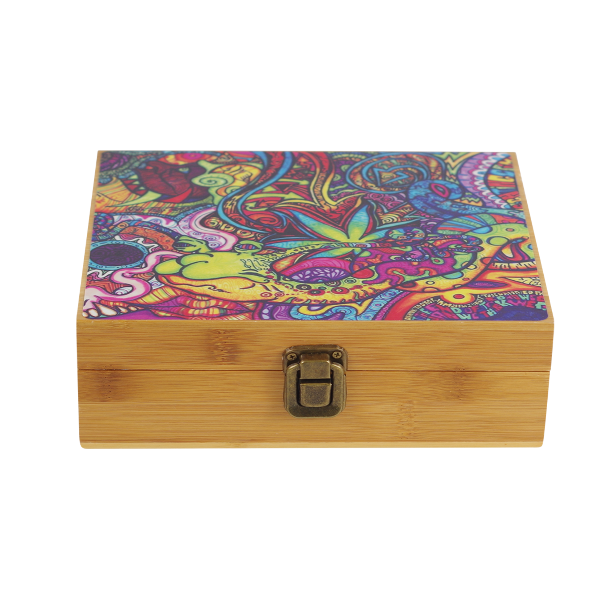 Stash Box "Trippy Leaf" Large - Supply Natural