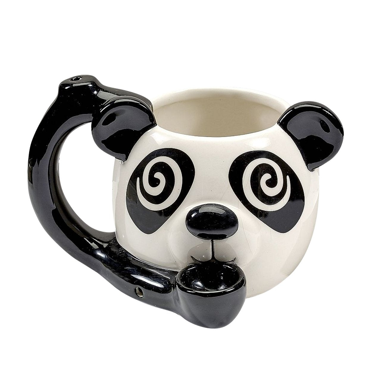 Wake N' Bake Panda Animal Coffee Mug With Pipe Bowl - Supply Natural